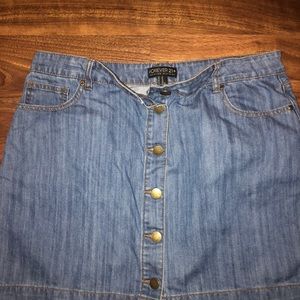 Denim skirt